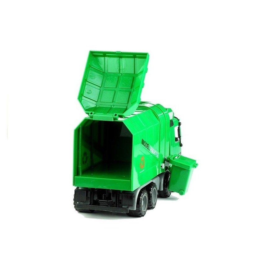 Lean Cars Green Garbage Remover Big Opening Assembly Container – 4
