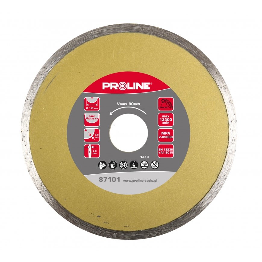 Proline Pilnas deimantinis diskas (statybinė medžiaga) 230 * 2,8 * 5,5 * 22,23 prolinas – 2