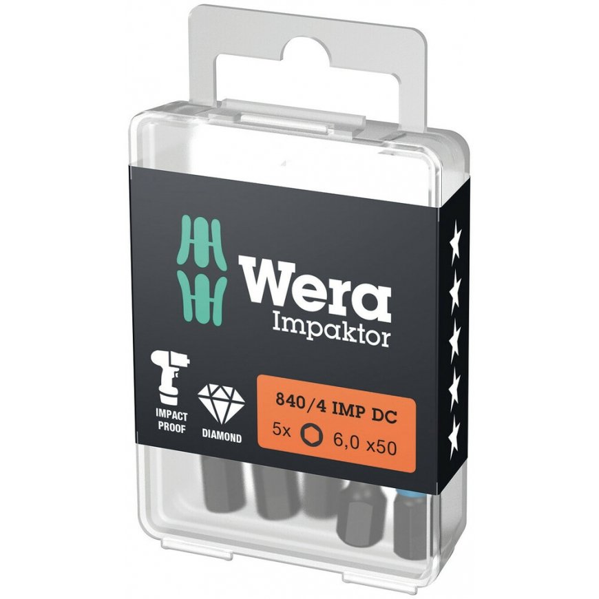 Wera 840/4 IMP DC Hex-Plus DIY