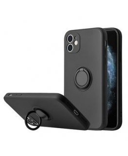 iLike Apple IPHONE 14 PRO MAX SILICONE RING Black