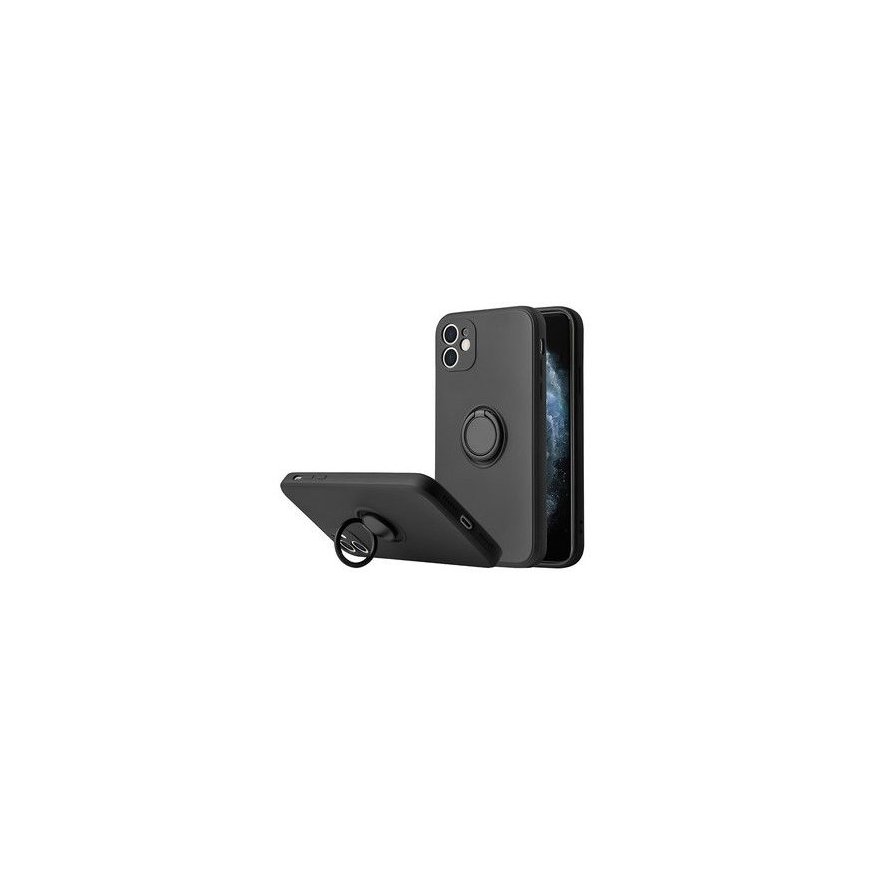 iLike Apple IPHONE 14 PRO MAX SILICONE RING Black
