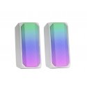 Mars Gaming MSRGB RGB Bluetooth Speaker 15W White Mars Gaming MSRGB RGB Bluetooth Speaker 15W White