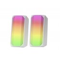 Mars Gaming MSRGB RGB Bluetooth Speaker 15W White Mars Gaming MSRGB RGB Bluetooth Speaker 15W White