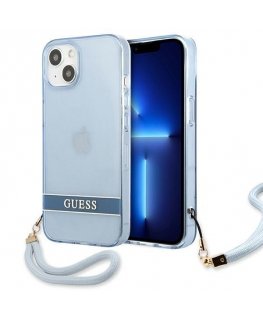 Guess GUHCP13MHTSGSB iPhone 13 6.1 "Blue/Blue Hard Case Transparent Clip