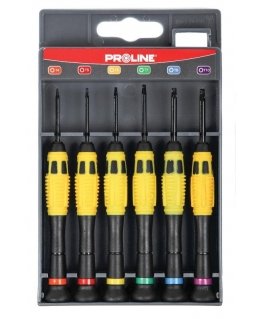 Proline Pro-Line Torx laikrodininkų atsuktuvai 6 vnt. Ni-Cr-Mo 10225