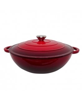 Zyle Round enameled cast iron pot ZY030DRKI