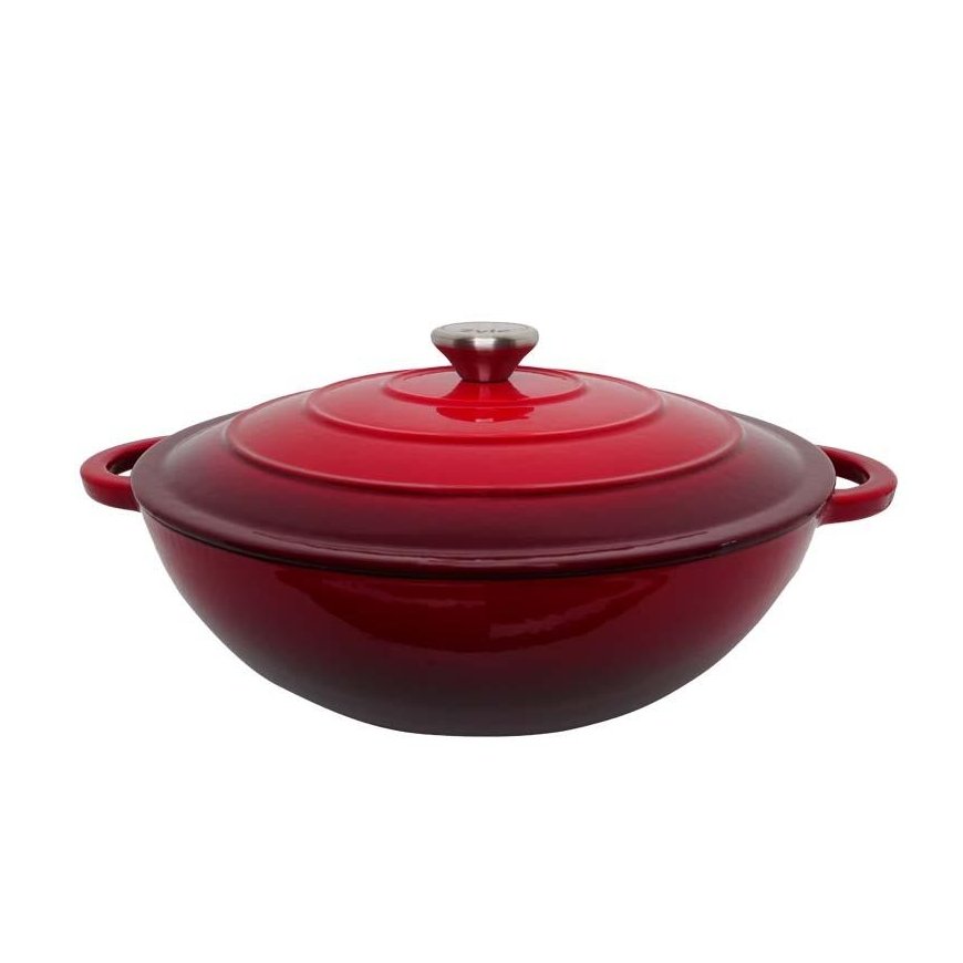 Zyle Round enameled cast iron pot ZY030DRKI