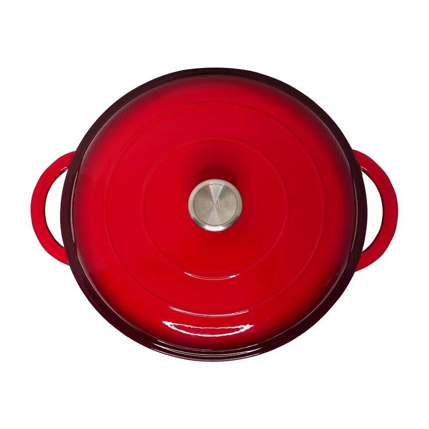 Zyle Round enameled cast iron pot ZY030DRKI – 4