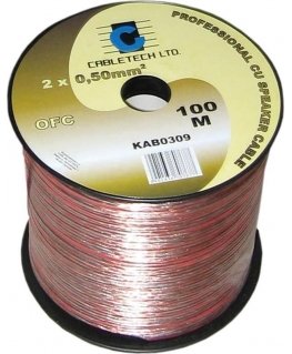 Cabletech Speaker cable OFC 0.5mm 100m