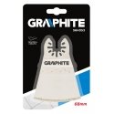 GRAPHITE Curved saw blade for multi-purpose machine, 68 mm, coated with a galvanized diamond layer GRAPHITE Curved saw blade for multi-purpose machine, 68 mm, coated with a galvanized diamond layer