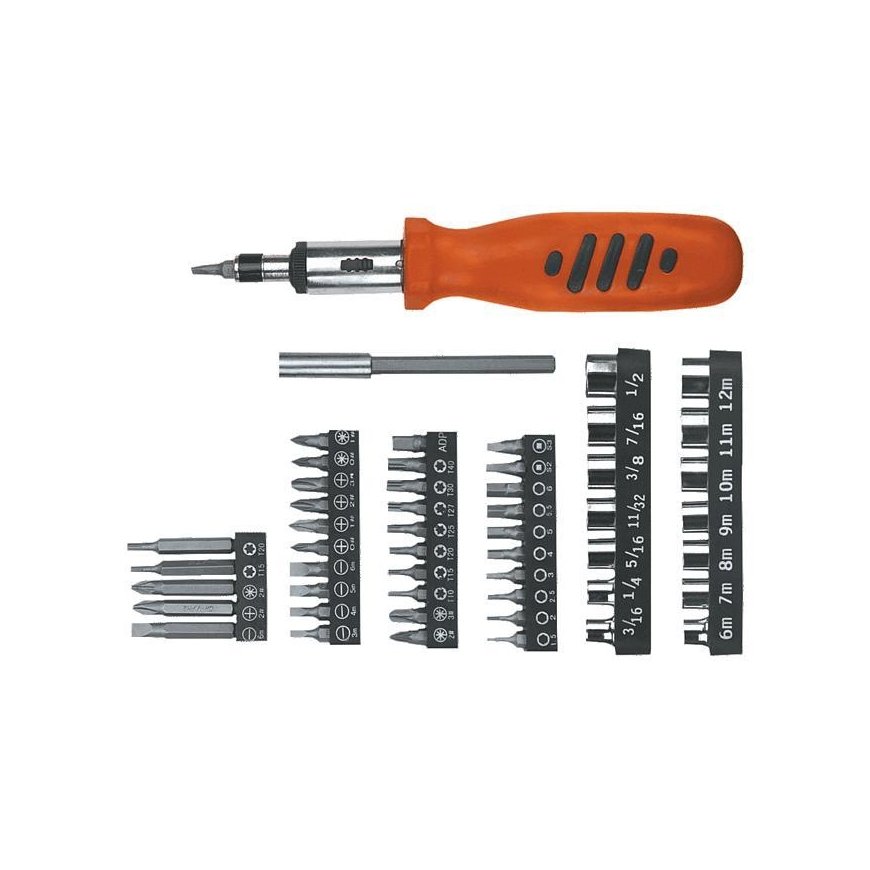 Top Tools Atsuktuvas su keičiamais antgaliais 52 dalys 39D357