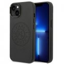 Dėklas Karl Lagerfeld KLHCP14MFWHK iPhone 14 Plus 6,7 colių hardcase juoda/juodos odos perforuotas logotipas Dėklas Karl Lagerfeld KLHCP14MFWHK iPhone 14 Plus 6,7 colių hardcase juoda/juodos odos perforuotas logotipas
