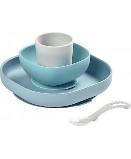 BEABA SILICONE 4 PCS. LUNCH SET, JUNGLE