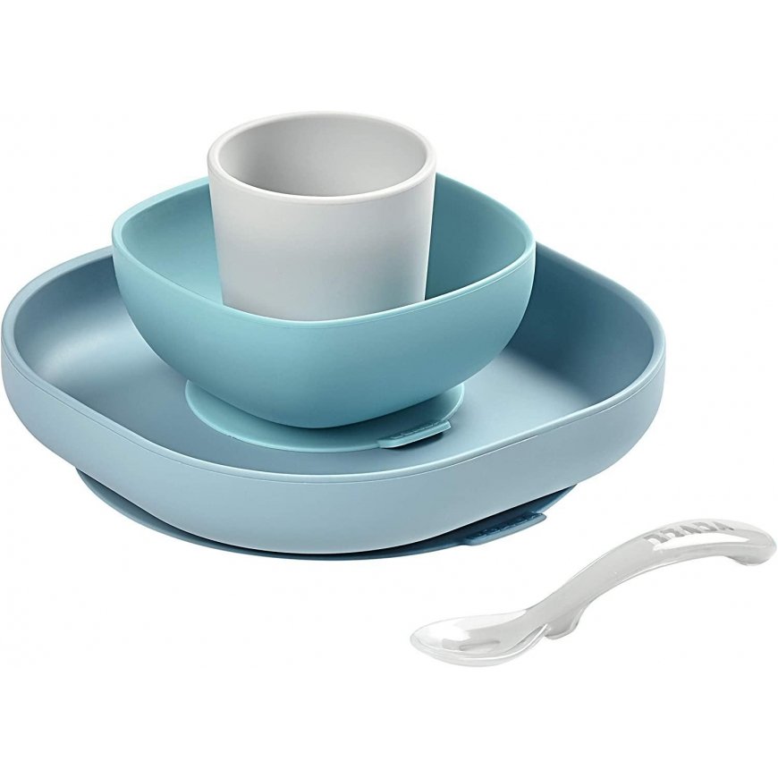 BEABA SILICONE 4 PCS. LUNCH SET, JUNGLE – 2
