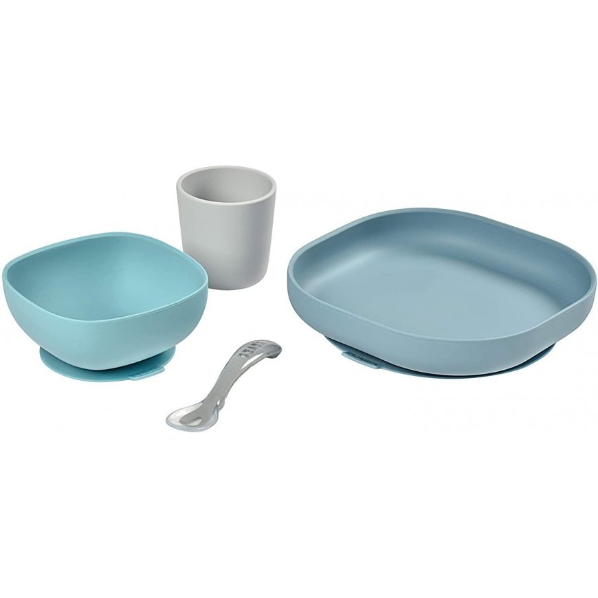 BEABA SILICONE 4 PCS. LUNCH SET, JUNGLE – 3