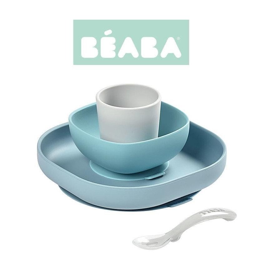 BEABA SILICONE 4 PCS. LUNCH SET, JUNGLE – 5