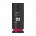 Milwaukee Accessories Long impact head MILWAUKEE SHW 1/2" 19 mm