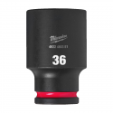 Milwaukee Accessories Long impact head MILWAUKEE SHW 1/2" 19 mm