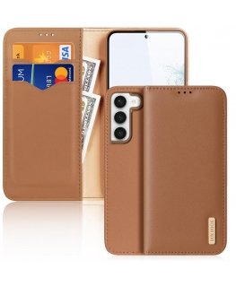 Dux Ducis Hivo dėklas skirtas Samsung Galaxy S23+, rudas