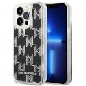 Case Karl Lagerfeld KLHCP14XLMNMK iPhone 14 Pro Max 6.7 Inch Hard Case Black / Black Liquid Gloss Monogram Case Karl Lagerfeld KLHCP14XLMNMK iPhone 14 Pro Max 6.7 Inch Hard Case Black / Black Liquid Gloss Monogram