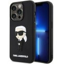 Karl Lagerfeld Apple iPhone 14 Pro Max 6.7 hardcase Rubber Ikonik 3D Black Karl Lagerfeld Apple iPhone 14 Pro Max 6.7 hardcase Rubber Ikonik 3D Black
