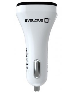Evelatus - Evelatus Quick Car Charger QCC02 White