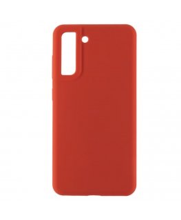 Evelatus Samsung Galaxy S21 FE Premium Soft Touch Silicone Case Chinese red