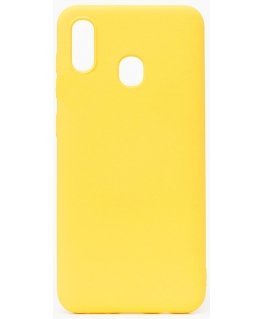 Evelatus Samsung Galaxy A20E Nano Silicone Case Soft Touch TPU Yellow