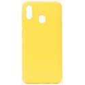 Evelatus Samsung Galaxy A20E Nano Silicone Case Soft Touch TPU Yellow