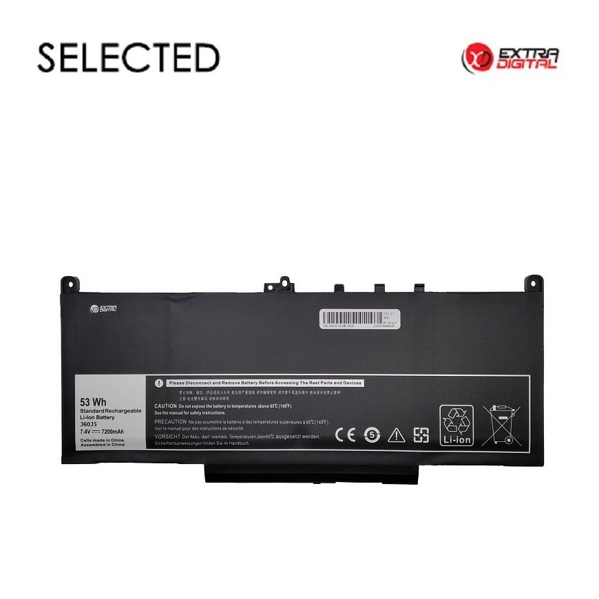 EXTRADIGITAL Laptop battery DELL J60J5, Extra Digital Selected