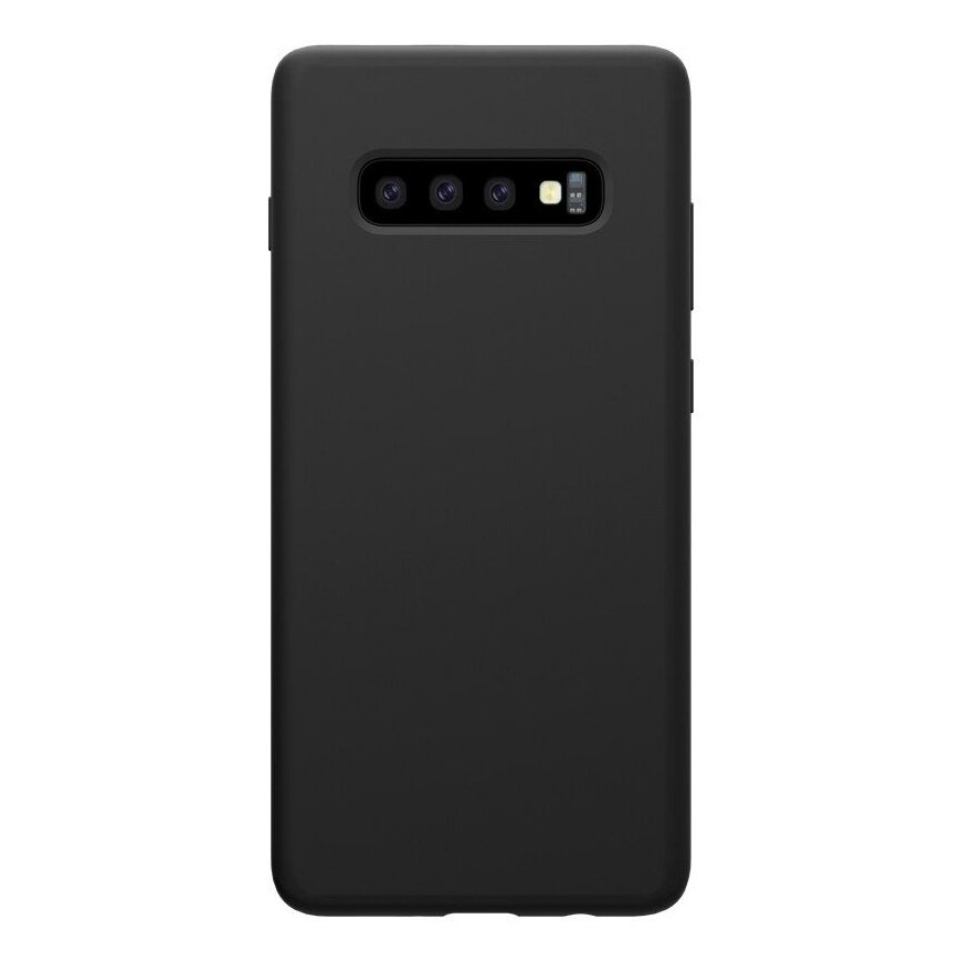 Evelatus Samsung Galaxy S10 Nano Silicone Case Soft Touch TPU Black