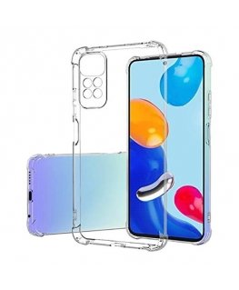 Evelatus Xiaomi Redmi Note 11/11S Military Shockproof Silicone Case TPU Transparent