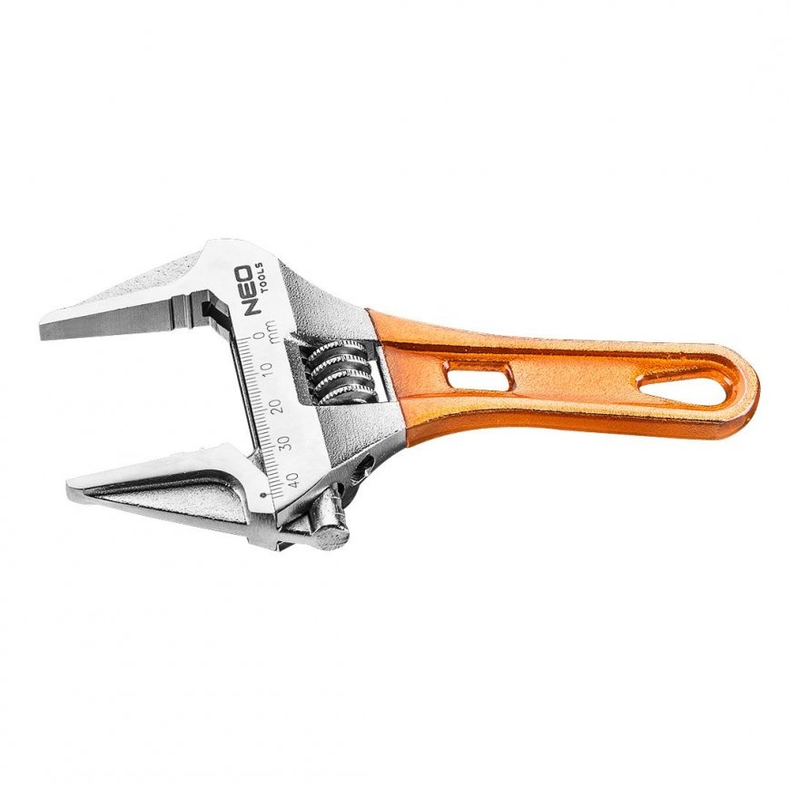 Neo Adjustable Swedish Wrench 43 x 156 mm Steel Handle (03-021) – 2