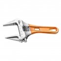 Neo Adjustable Swedish Wrench 43 x 156 mm Steel Handle (03-021)
