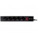 Tracer Surge protector TRACER PowerGear 5 m Black (5 outlets)