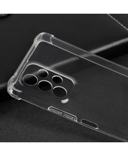 Evelatus Samsung Galaxy A73 5G Military Shockproof Silicone Case TPU Transparent