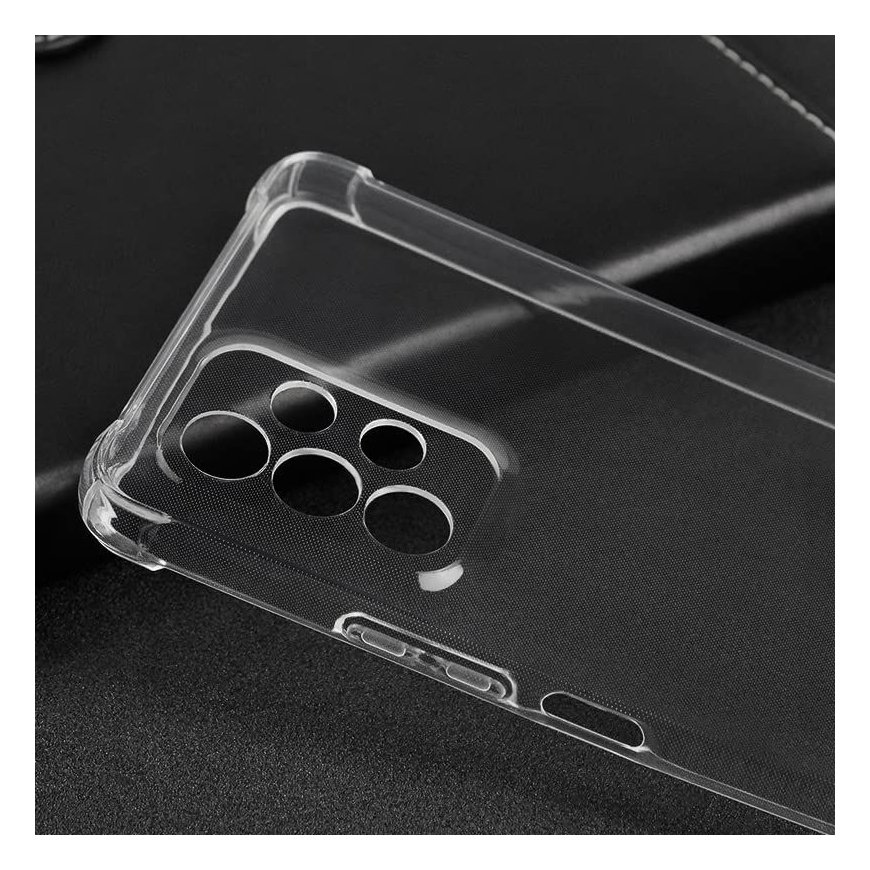 Evelatus Samsung Galaxy A73 5G Military Shockproof Silicone Case TPU Transparent