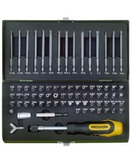 75-piece head set PROXXON 1/4&apos&apos