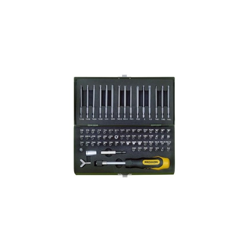 75-piece head set PROXXON 1/4&apos&apos