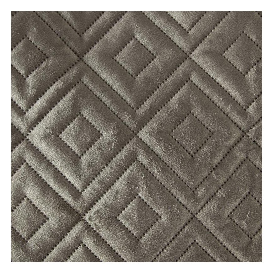 Eurofirany ARIEL/3 Bedspread made of soft velvet with a soft sheen, quilted with a hot press method with a geometric pattern, 22 – 4