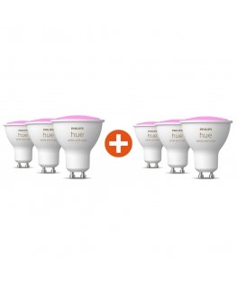Philips Hue White & Color Ambiance GU10 350lm, Pack of 6