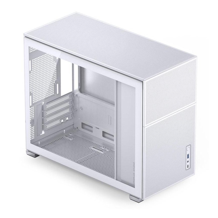 Jonsbo D31 MESH mATX Gehäuse, Tempered Glass - white – 2