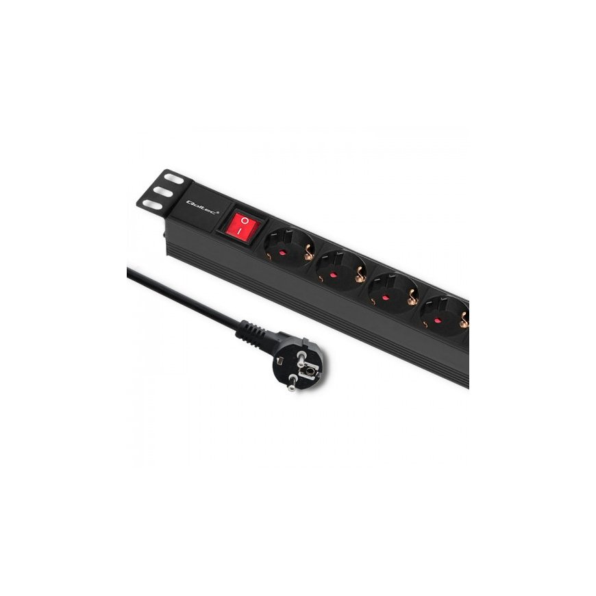 Qoltec QOLTEC 54469 Power strip for RACK 1U – 2