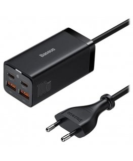 Charger household Baseus GaN3 Pro 2xType-C/2xUSB 100W black CCGP000101