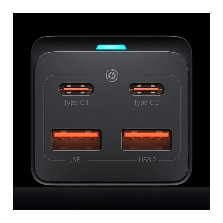 Įkroviklis buitinis Baseus GaN3 Pro 2xType-C/2xUSB 100W juodas CCGP000101 – 4