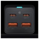 Charger household Baseus GaN3 Pro 2xType-C/2xUSB 100W black CCGP000101 Charger household Baseus GaN3 Pro 2xType-C/2xUSB 100W black CCGP000101