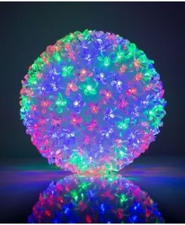 KL 50 LED bumbinas 2 color in 1 ball Multi Color