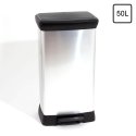 Metalinė šiukšlių dėžė su pedalu Curver 50L Metalinė šiukšlių dėžė su pedalu Curver 50L
