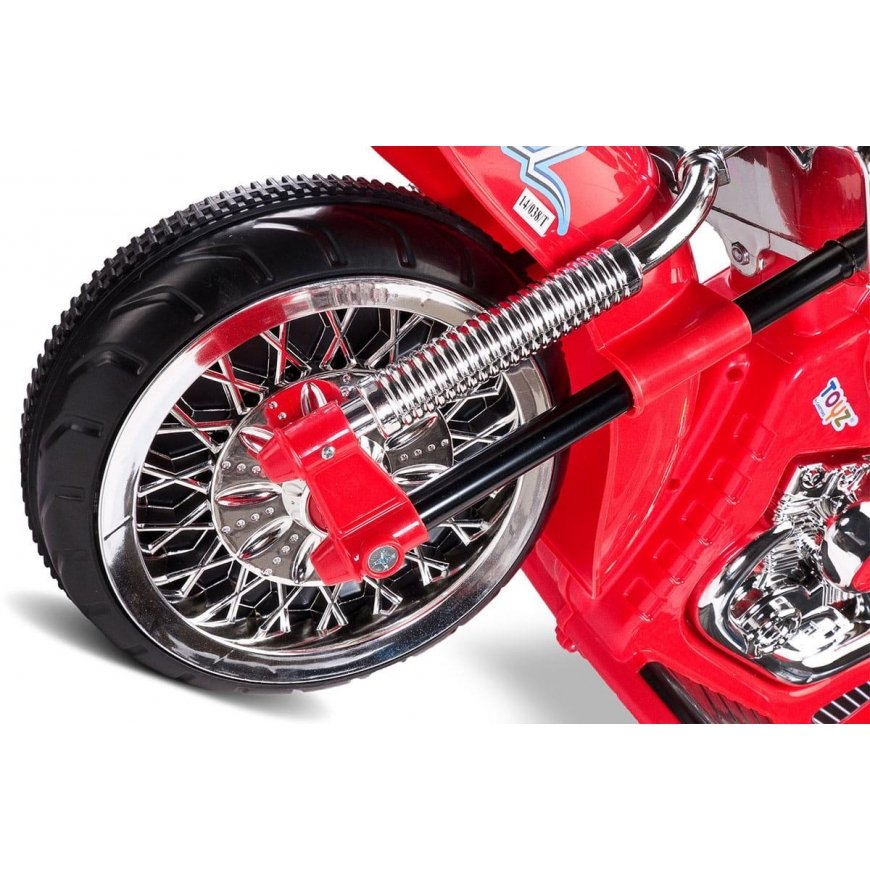 Toyz by Caretero Rebel - pojazd, motocyclist na akumulator | Red – 2