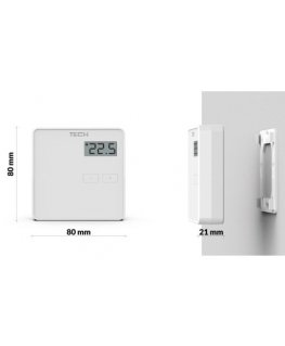 Tech ST-294V1 room controller, wired, white